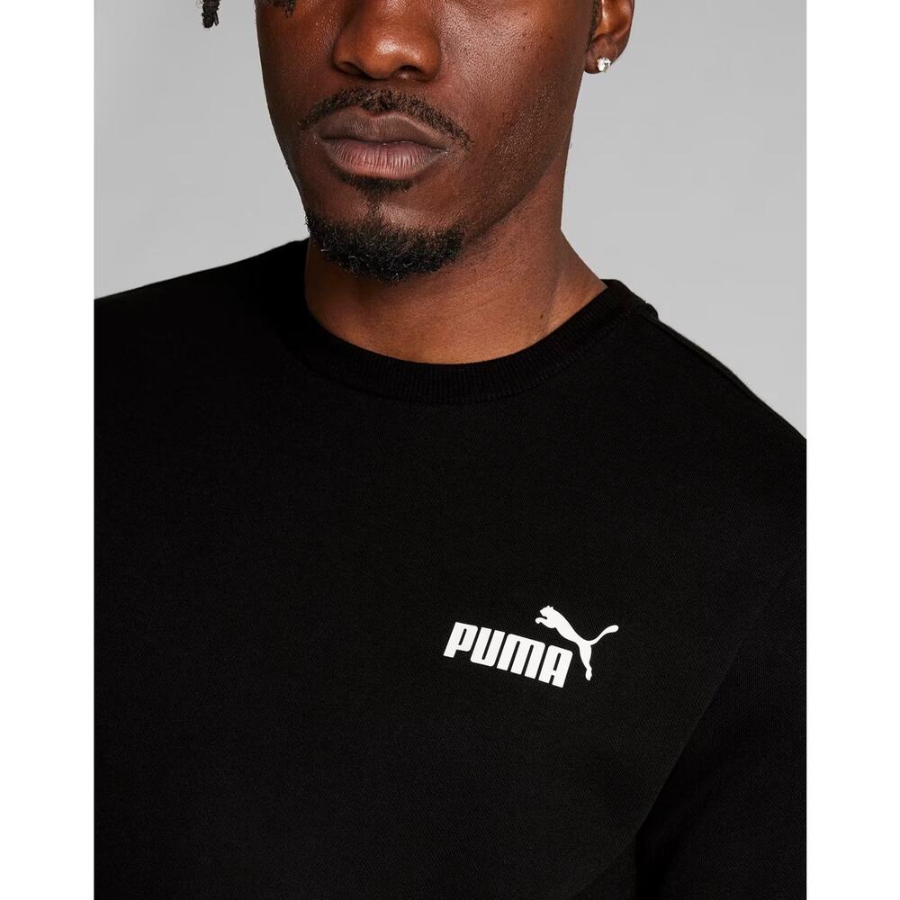 PUMA Essentials Men's Size XS Black Sweatshirt - Picture 4 of 8